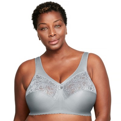 Glamorise Womens Magiclift Minimizer Wirefree Bra 1003 White 38i : Target