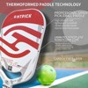 Aukfa Carbon Fiber Pickleball Paddle – 14mm Polypropylene Honeycomb Core, UV Matte Finish, Hot Press Molded, Lightweight Pro Racket - 3 of 4