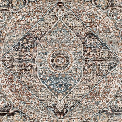 denim, sage, dusty pink, medium brown, dark brown, light sage