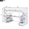 NicBex Full/Twin Size Loft Bed with Desk & Storage Staircase,Wooden Loft Bed Featuring Shelves,Drawers & Study Space,Full Loft Bed for Kids,Teens - 3 of 4
