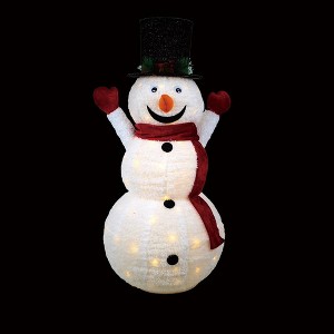 Season's Designs 3.5 ft Animated Snowman Decoration with 100 LED Warm White Lights - 1 of 1