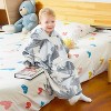 Catalonia Wearable Blanket Hoodie for Kids, Fleece Snuggy Sweatshirt Pullover, 4-12 Years Kids, Gift for Boys Girls, Gift Ideas - 3 of 4