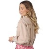 Women's Cropped Jean Embellished Jacket - ESQUALO - 3 of 4