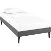 Modway Sharon Twin Fabric Bed Frame with Squared Tapered Legs - 3 of 3