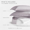 Cotton Duvet Cover Set & Insert 4PC Bundle, 300TC Sateen Vintage Washed Duvet Set with Down Alternative Comforter, All Season Bedding - Becky Cameron - 3 of 4
