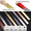 Unique Bargains Self-Adhesive Stainless Steel Mirror Finish Peel and Stick Wall Trim - 3 of 4