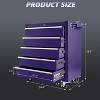 Tool Chest with Wheels,Metal Locking Rolling Tool Box with Tool Organizer Trays for Tool Storage Organizer,Garage,Portable Standing Mechanic Toolbox - 2 of 4