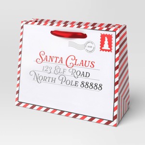 Christmas Candy Cane Wishes Vogue Santa Claus Letter - Wondershop™ - 1 of 3