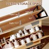 Shoe Cabinet with 2 Flip Drawers Shoe Storage Cabinet Freestanding Shoe Organizer with Drawers Narrow Shoe Rack Cabinet Farmhouse for Entryway - 3 of 4