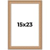 PosterPalooza | Weathered Yellow Picture Frame - UV Acrylic, Foam Board Backing, Hanging Hardware - 2 of 4