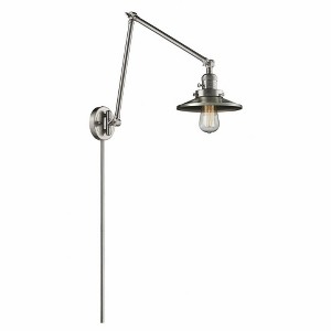 Railroad - 1 Light Double Extension Swing Arm Wall Sconce In Traditional Style-30 Inches Tall and 8 Inches Wide - 1 of 1