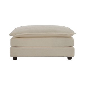 NicBex Modern 35" Rectangle Ottomans Wood Footstools with Chenille Fabric for Bedroom and Living Room - 1 of 4