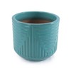Wooakway 16" Dia Outdoor Indoor Ceramic Planter Pot Decorative Planter with Drainage Hole Patio Flower Pot - 3 of 4
