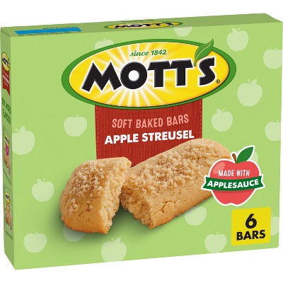 Mott's Soft Baked Apple Steusel Bars - 5.76oz/6ct