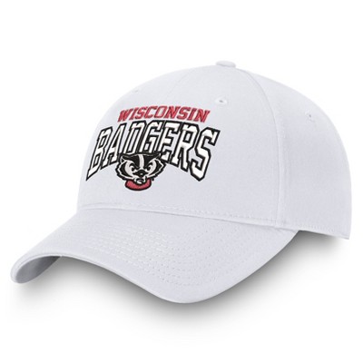 NCAA Wisconsin Badgers Men's Ringleader White Structured Cotton Twill Hat