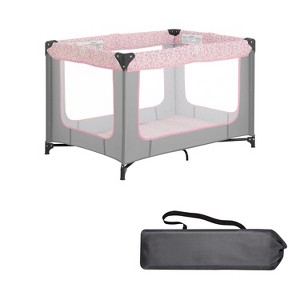 MYKKO Pack n Play Dome LX Playard with Baby Bassinet, Lightweight Portable Crib, Push-Button Fold Travel Crib, Redmond, Convertible - 1 of 4