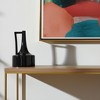 HomeRoots 10" Black Ceramic Jug Vase - 2 of 4