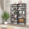 Aheaplus 6-Tiers Adjustable Shelving Unit,Bamboo Freestanding Display Storage Shelf - 2 of 4