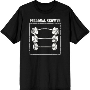 Gym Culture Personal Growth Crew Neck Short Sleeve Adult T-shirt - 1 of 2