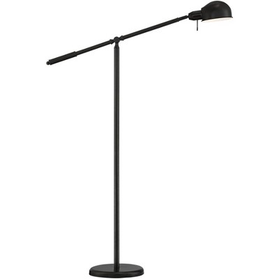 360 Lighting Dawson Dark Bronze Adjustable Pharmacy Floor Lamp with USB Dimmer