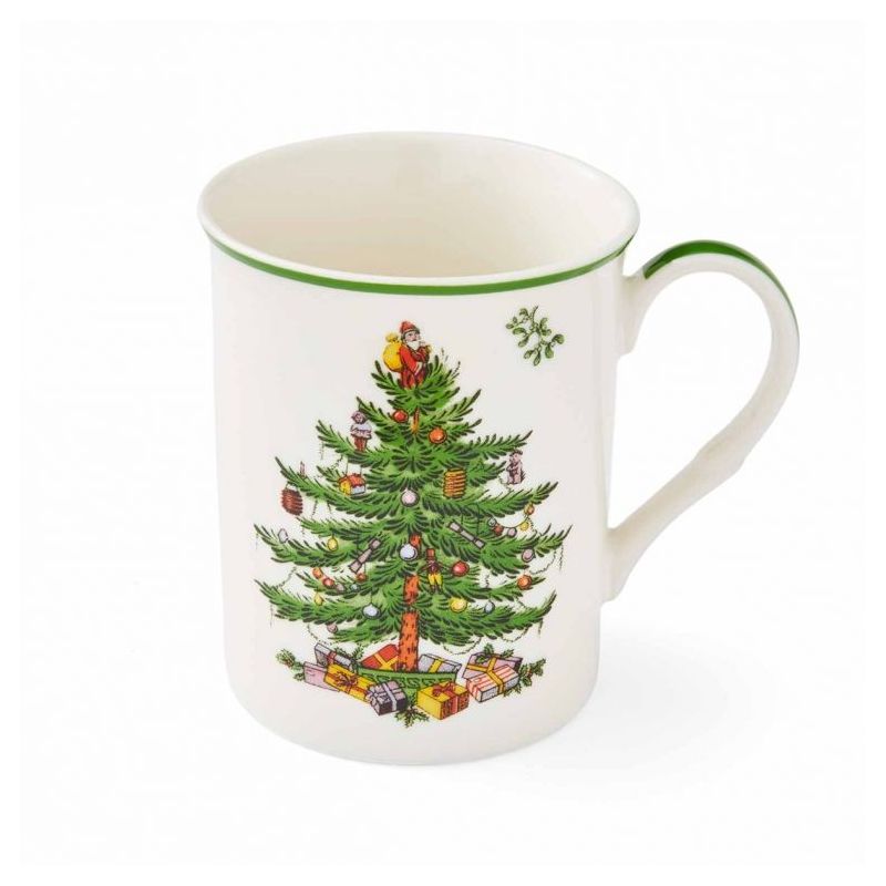 Spode Christmas Tree Stacking Mugs, Set of 4, 2 of 7