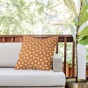 Deny Designs Color Poems Square Outdoor Throw Pillow Orange - 2 of 4