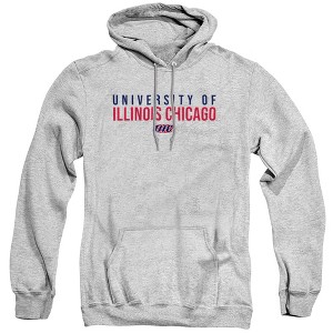 University of Illinois Chicago Official Stacked Adult Pull-Over Hoodie - 1 of 4