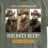 Men's - Yellowstone - Got A Problem Send Rip Short Sleeve Graphic T-Shirt - 2 of 4