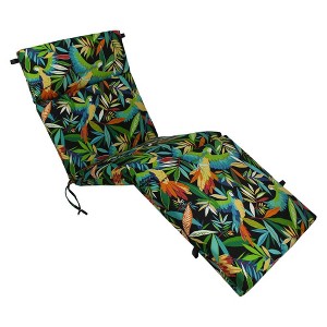 Blazing Needles, 72-inch by 24-inch Patterned Polyester Outdoor Chaise Lounge Cushion - 1 of 1