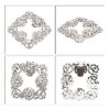 Unique Bargains Women's Rhinestone Shoe Buckle 1.97"x1.97" Silver Tone 2 Pcs - 4 of 4