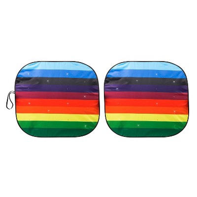  LUNNA 1pc Rainbow Love Twist Sunshade Embellished with Swarovski Crystals 