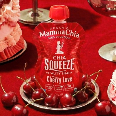 Mamma Chia Squeezers Cherry Love - 3.5oz