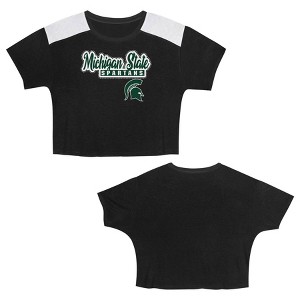 NCAA Michigan State Spartans Girls' Boxy T-Shirt - 1 of 3