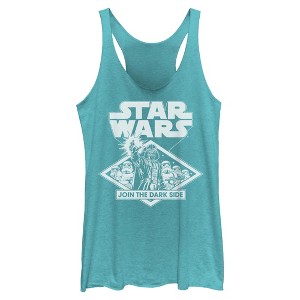 Womens Star Wars Join Darth Vader and Stormtroopers Racerback Tank - 1 of 4