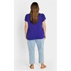 Women's Plus Size Linny Top - blue | CITY CHIC - 3 of 4