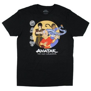 Nickelodeon Men's Avatar The Last Airbender Adult  Short Sleeve T-shirt - 1 of 3