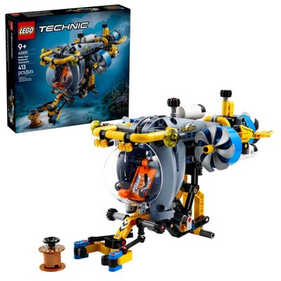 LEGO Technic Deep-Sea Research Submarine Building Toy 42201