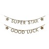 Meri Meri Gold Glitter Letter Garland Kit (12' with excess cord - Pack of 1) - image 4 of 4