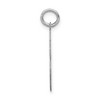 Black Bow Jewelry 14k White Gold, Jersey Collection, Medium Number 56 Pendant - 2 of 4
