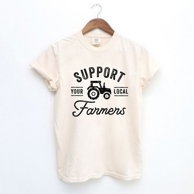 Simply Sage Market Women's Support Local Farmers Short Sleeve Garment Dyed Tee
