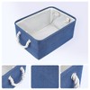 REGALWOVEN Cotton Collapsible Lightweight Sturdy Open Storage Bins 3 Pcs - 2 of 4