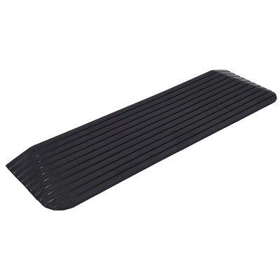 Wheelchair Ramp, Door Ramp, Holds Up to 2200 lbs Non-Slip Surface Rubber Solid Threshold Ramp,43"L X 12.5"W X 1.5"H