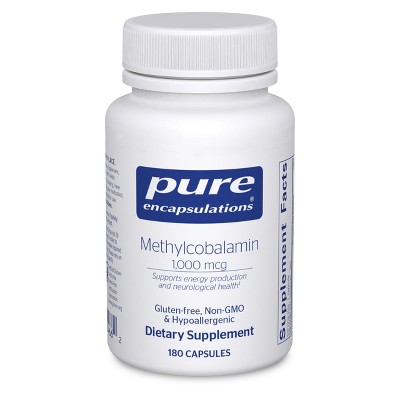 Pure Encapsulations Methylcobalamin 1,000 mcg - Vitamin B12 Supplement - 180 Capsules