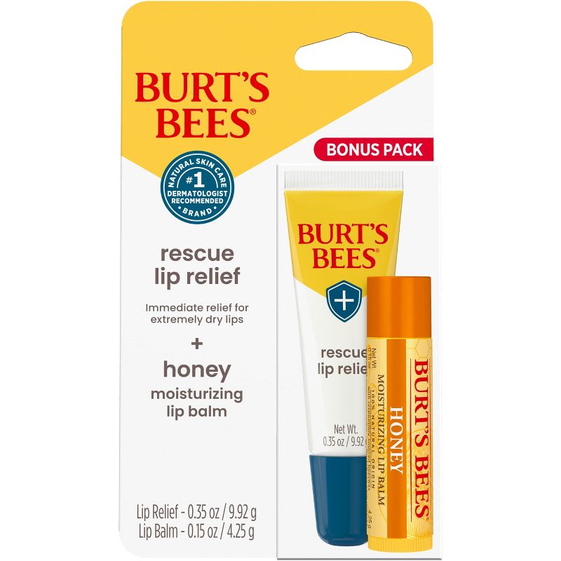 Burt&#39;s Bees Rescue Squeeze + Honey Bundle Lip Balm - 2ct, 5 of 14