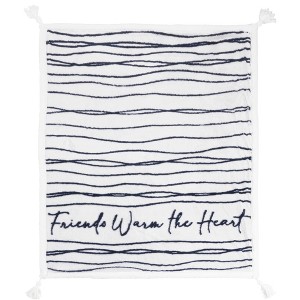 Pavilion Gift Company - Friends Warm The Heart - 50" x 60" Inspirational Plush Blanket - Throw Blankets - 1 of 4