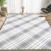 Christmas Rug Plaid Washable Rug Non Slip, Thin Foldable Printed Mat - 2 of 4