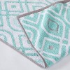 6-Piece 100% Cotton Towel Set – Yarn Dyed Jacquard & Solid – Includes 2 Bath Towels, 2 Hand Towels, 2 Washcloths – Absorbent, Quick Dry - 2 of 4