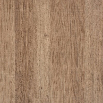 Darien Natural Brown Wood and Black Metal Geometric Accent Cabinet