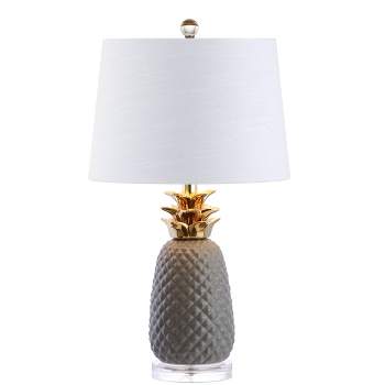 23" Ceramic Pineapple Table Lamp (Includes Energy Efficient Light Bulb) - JONATHAN Y