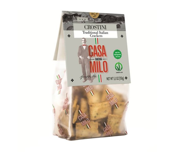 Atlanta Foods Casa Milo Traditional Crostini Crackers